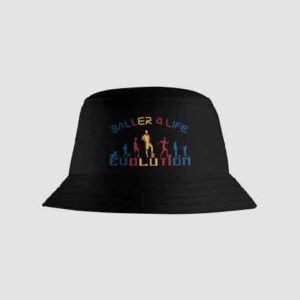 Black Bucket Hat Front B4L Barcelona