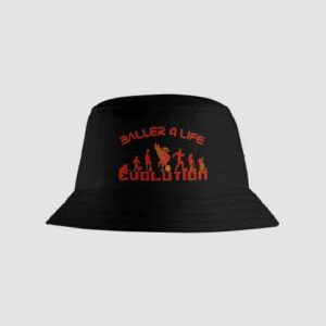 Black Bucket Hat Front B4L Liverpool