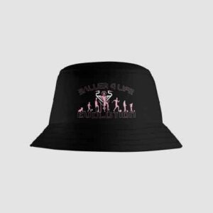 Black Bucket Hat Front B4L Miami