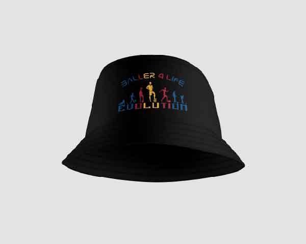 Black Bucket Hat Inside B4L Barcelona