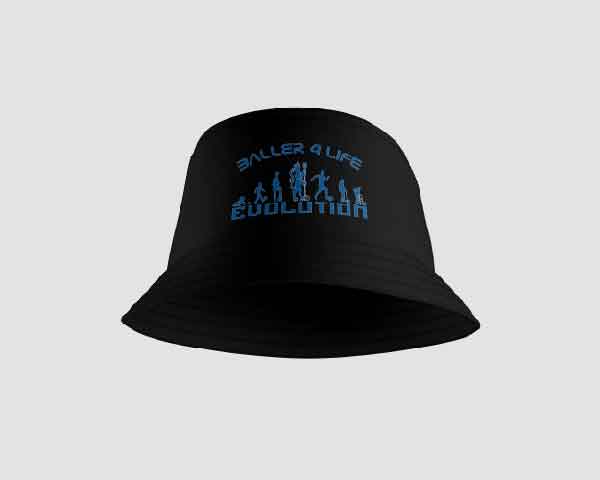 Black Bucket Hat Inside B4L Chelsea