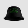 Black Bucket Hat Inside B4L Green