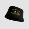 Black Bucket Hat Left B4L Gold