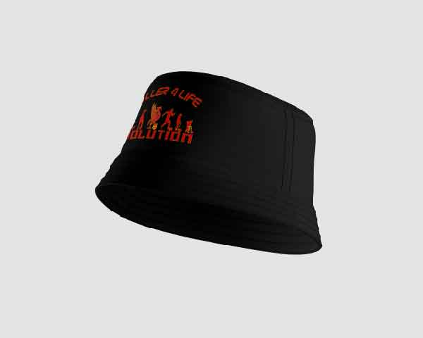 Black Bucket Hat Left B4L Liverpool