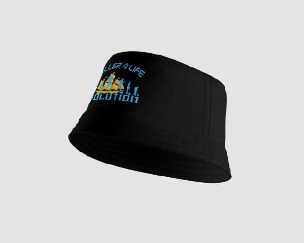 Black Bucket Hat Left B4L Man City