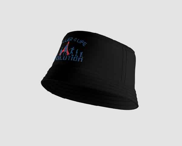 Black Bucket Hat Left B4L PSG