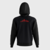 Black Hoodie Back B4L Red