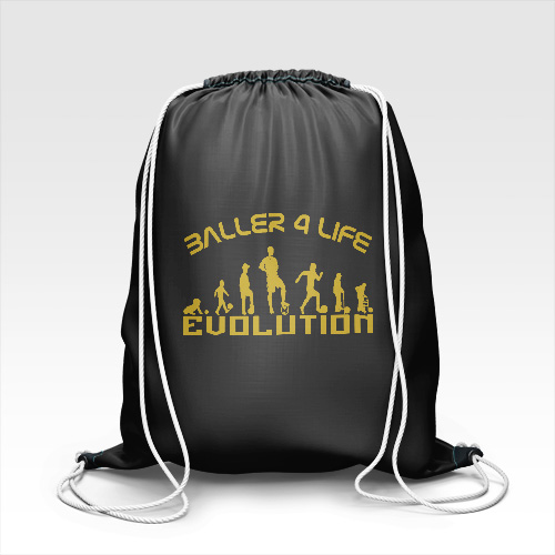 Gym Sack Black B4L Gold