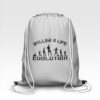 Gym Sack Grey B4L Black