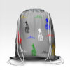 Gym Sack Grey B4L Multi Logo