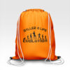 Gym Sack Orange B4L Black