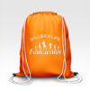 Gym Sack Orange B4L White