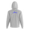 Mens Grey Hoodie Baller4Life Blue Back