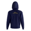 Mens Navy Hoodie Baller4Life Gold Back