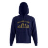 Mens Navy Hoodie Baller4Life Gold Front