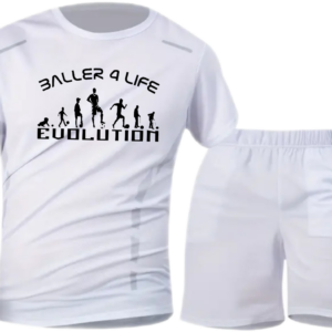 Front View Baller4Life Training Kit White Black